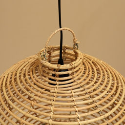 Светильник потолочный из ротанга «Кинта», 1×120 Вт, Е27, 40×40×32 см