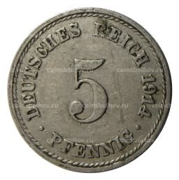 5 пфеннигов 1914 года A Германия