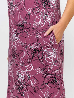 Платье женское, цвет красный