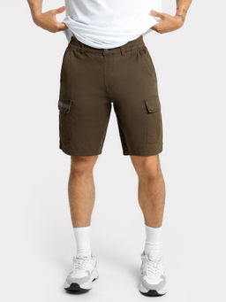Шорты хаки с накладными карманами для мужчин хаки 2023-CSM301-2