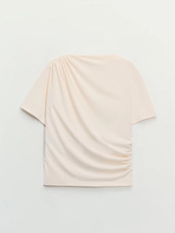 Приталенная футболка из модала / Zarina  фото 7