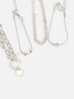 ACOOLA / Набор из 4 браслетов дет. Fossi серебристый фото 2