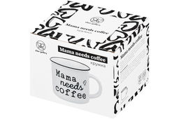 Кружка 400 мл 12*9,5*8,5 см Mama needs coffee NEW BONE CHINA - Elan gallery фото 10