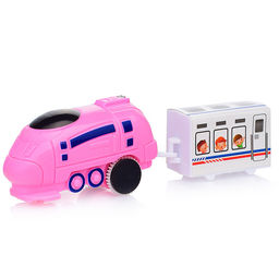 Трек "Аэропорт" большой, розовый, в коробке