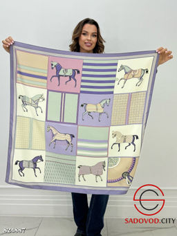 Платок женский с рисунком