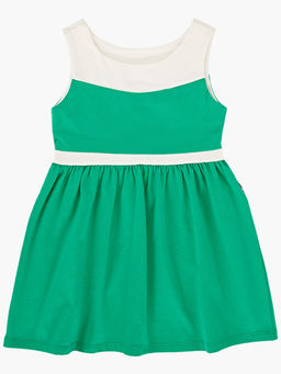 Платье для девочки UD 1493 касар/зеленый - Mini maxi фото 3