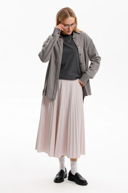 ЕВТ 7026/серо-сиреневый юбка жен