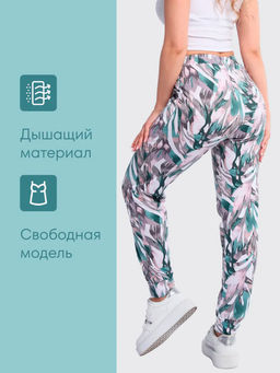 Брюки женские, модель 162, трикотаж (42 размер, Джунгли)