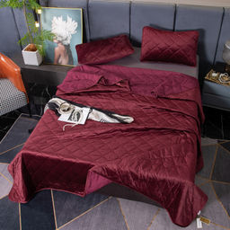 Велюровое покрывало ромб OVF033 160*220 50-70 1 шт