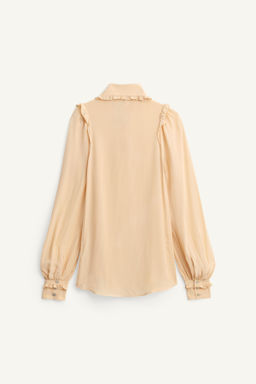 ROMANTIC SHIRT WITH BOW LIMITED EDITION - Zara фото 7