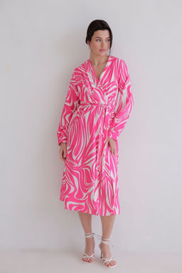 Martichelli Платье бело-розовое фото 9