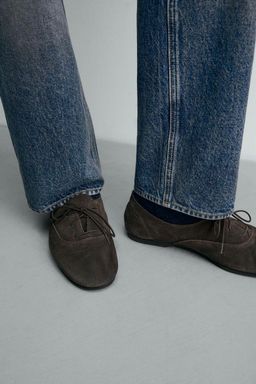 VIBRAM® SOLE LEATHER SHOES AARON LEVINE X ZARA