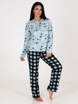 3039 Домашний костюм брюки дл.рук (Зеленый) - А-дина фото 2