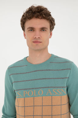 U. S. Polo Assn / Мужской песочный свитер - U.s. polo assn фото 9