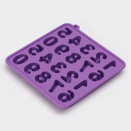 Форма для шоколада Доляна Цифры, силикон, 16?16?2 см, 20 ячеек (2.9?2.2 см), МИКС  фото 4