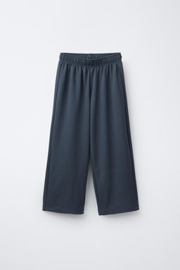 PLAIN PLUSH WIDE LEG SWEATSHIRT AND TROUSERS SET - Zara фото 4