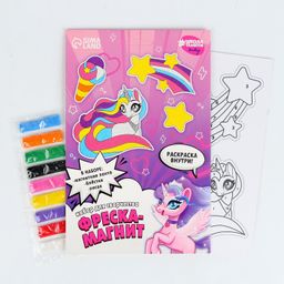 Набор для творчества. Фреска-магнит Волшебный единорог