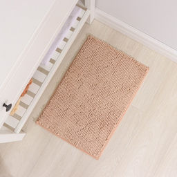 Коврик для дома Доляна Букли длинные, 40?60 см, бежевый фото 7