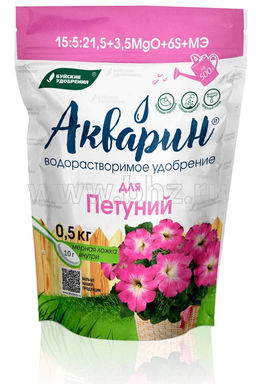 БХЗ АКВАРИН Петунии дой-пак 500 гр