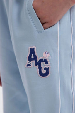 Брюки трикотажные голубой - Anta sport фото 6