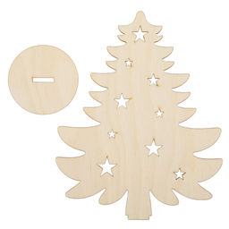 Заготовка для декорирования Mr. Carving ВД-1243 Заготовка на подставке Елка пушистая фанера 15 х 12 х 0.3 см