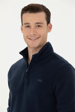 Мужской темно-синий свитшот - U.s. polo assn фото 9