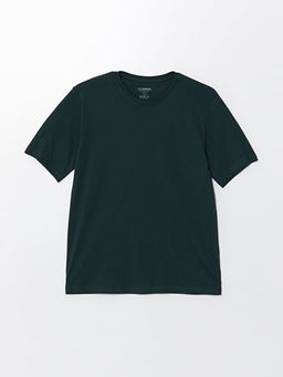 Bisiklet Yaka K?sa Kollu Penye Erkek Ti??rt