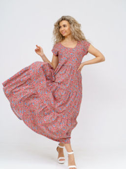 824 Платье "Коричневый"