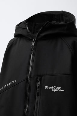 CAZADORA T?CNICA CAPUCHA WATER REPELLENT / Negro - Zara фото 5