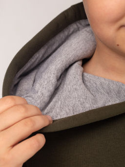 Костюм детский футер 3-х нитка начес пенье Бейби стайл ХАКИ 3 - Домтрик фото 4