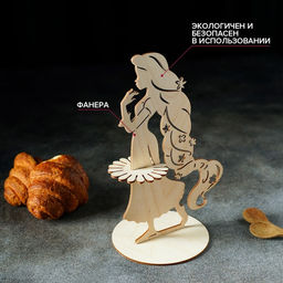 Салфетница деревянная Рапунцель, 251513 см - Доляна фото 3