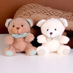 Мягкая игрушка Мишка на брелоке, 12 см, цвет МИКС - Simaland фото 4