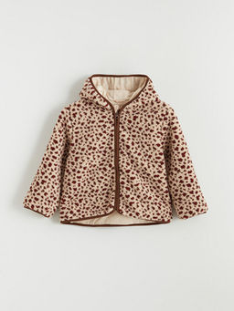 Leopar Desenli K?z ?ocuk Pel?? Ceket