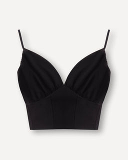 Укороченная блузка-топ корсетного кроя - Incity фото 2