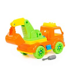 Конструктор-транспорт Автомобиль-экскаватор (в сеточке) - Полесье фото 8