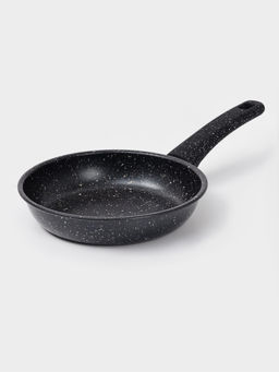 Сковорода Доляна Black Rock, d=18 см, ручка софт тач, антипригарное покрытие, индукция, чёрная