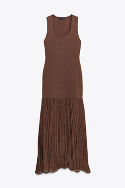 CONTRAST KNIT DRESS - Zara фото 6