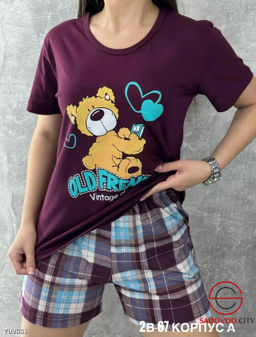 пижама женская с шортами