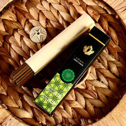 Ароманабор Chakra, набор 40 палочек, с подставкой, сладкий апельсин, лимон, пачули