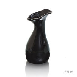 Ваза 16 см / 2011B /уп 6/72/черная - Галеонтрейд фото 3
