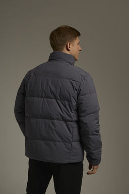 Пуховик короткий Серый Training Down Jacket