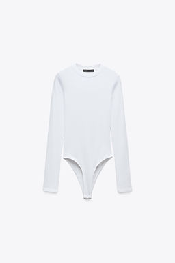 COTTON MODAL BODYSUIT - Zara фото 30