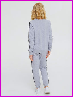 Костюм "Спорт-Шик",серый меланж