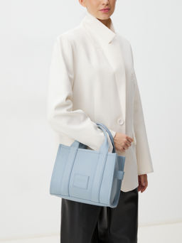 Женский тоут CALZETTI CLER MINI Артикул 3954211, серо-голубой  фото 2