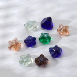 Цена за 2 шт. Декор стекло «Рельеф», 250 г, МИКС