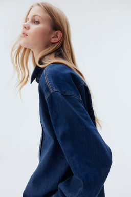 Camisa denim oversize - H&m фото 5