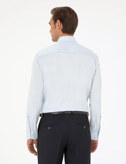A__k Mavi Slim Fit Uzun Kollu Basic G_mlek - Pierre cardin фото 5