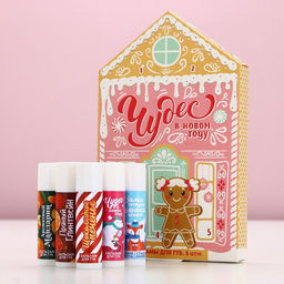 Адвент календарь «Чудес в Новом году!», бальзам для губ, 5×10 г, Чистое счастье