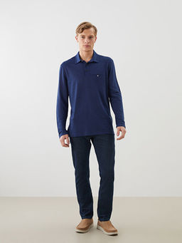 Polo Yaka Erkek Sweatshirt