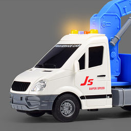 Машина "Эвакуатор" 1:16 (свет, звук) в коробке